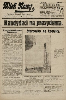 Wiek Nowy : popularny dziennik ilustrowany. 1926, nr 7472
