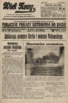 Wiek Nowy : popularny dziennik ilustrowany. 1926, nr 7475