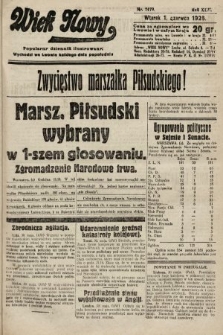 Wiek Nowy : popularny dziennik ilustrowany. 1926, nr 7479