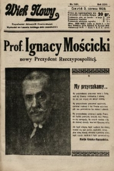 Wiek Nowy : popularny dziennik ilustrowany. 1926, nr 7481