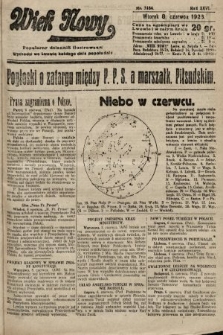 Wiek Nowy : popularny dziennik ilustrowany. 1926, nr 7484