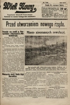 Wiek Nowy : popularny dziennik ilustrowany. 1926, nr 7485