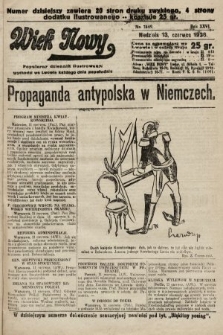 Wiek Nowy : popularny dziennik ilustrowany. 1926, nr 7489