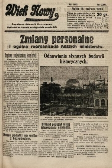 Wiek Nowy : popularny dziennik ilustrowany. 1926, nr 7493