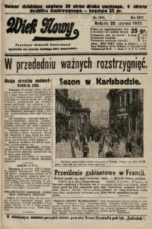Wiek Nowy : popularny dziennik ilustrowany. 1926, nr 7495