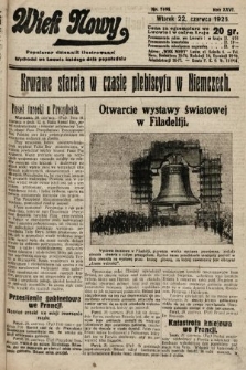 Wiek Nowy : popularny dziennik ilustrowany. 1926, nr 7496
