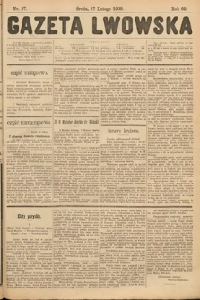 Gazeta Lwowska. 1909, nr 37