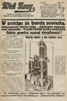 Wiek Nowy : popularny dziennik ilustrowany. 1924, nr 6936