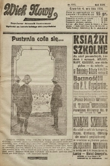 Wiek Nowy : popularny dziennik ilustrowany. 1924, nr 6958