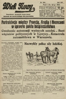 Wiek Nowy : popularny dziennik ilustrowany. 1925, nr 7097