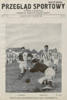 Przegląd Sportowy : tygodnik ilustrowany, poświęcony wszelkim gałęziom sportu. 1926, nr 13