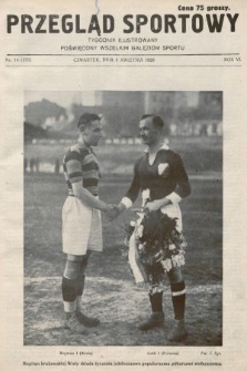 Przegląd Sportowy : tygodnik ilustrowany, poświęcony wszelkim gałęziom sportu. 1926, nr 14