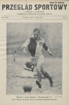 Przegląd Sportowy : tygodnik ilustrowany, poświęcony wszelkim gałęziom sportu. 1926, nr 20