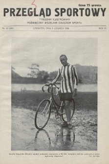 Przegląd Sportowy : tygodnik ilustrowany, poświęcony wszelkim gałęziom sportu. 1926, nr 22