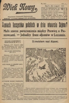 Wiek Nowy : popularny dziennik ilustrowany. 1922, nr 6432