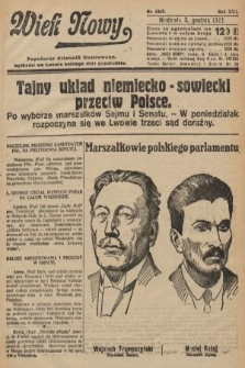 Wiek Nowy : popularny dziennik ilustrowany. 1922, nr 6439