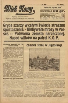 Wiek Nowy : popularny dziennik ilustrowany. 1929, nr 8267