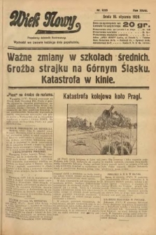 Wiek Nowy : popularny dziennik ilustrowany. 1929, nr 8270
