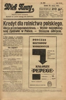 Wiek Nowy : popularny dziennik ilustrowany. 1929, nr 8332