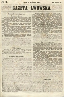 Gazeta Lwowska. 1862, nr 2