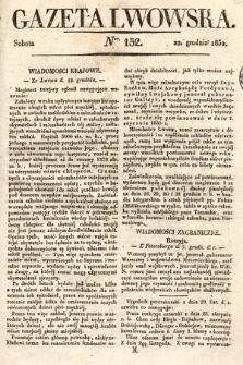 Gazeta Lwowska. 1832, nr 152