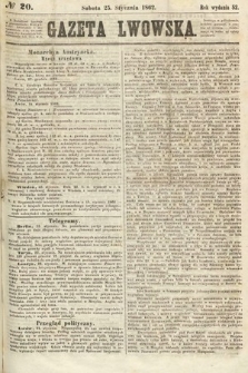 Gazeta Lwowska. 1862, nr 20