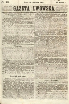 Gazeta Lwowska. 1862, nr 23