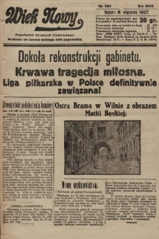Wiek Nowy : popularny dziennik ilustrowany. 1927, nr 7662
