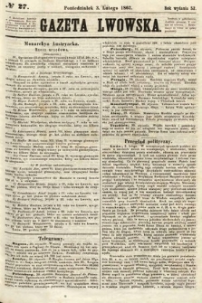Gazeta Lwowska. 1862, nr 27