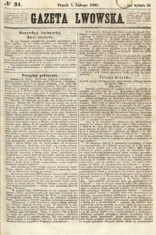 Gazeta Lwowska. 1862, nr 31