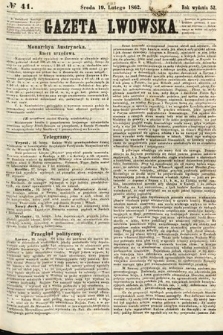 Gazeta Lwowska. 1862, nr 41