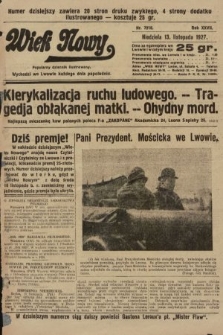 Wiek Nowy : popularny dziennik ilustrowany. 1927, nr 7918