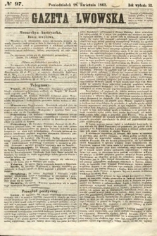 Gazeta Lwowska. 1862, nr 97
