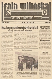 Fala Wileńska : pismo radioamatorów. 1933, nr 3