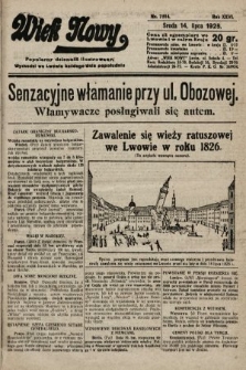 Wiek Nowy : popularny dziennik ilustrowany. 1926, nr 7514