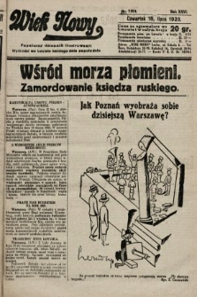 Wiek Nowy : popularny dziennik ilustrowany. 1926, nr 7515