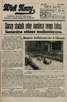 Wiek Nowy : popularny dziennik ilustrowany. 1926, nr 7516