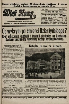 Wiek Nowy : popularny dziennik ilustrowany. 1926, nr 7524