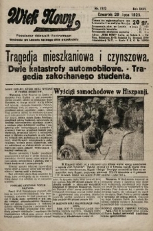 Wiek Nowy : popularny dziennik ilustrowany. 1926, nr 7527