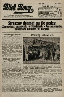 Wiek Nowy : popularny dziennik ilustrowany. 1926, nr 7528