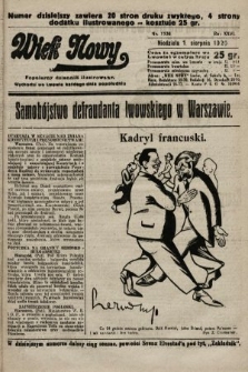 Wiek Nowy : popularny dziennik ilustrowany. 1926, nr 7530