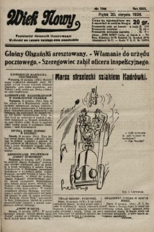 Wiek Nowy : popularny dziennik ilustrowany. 1926, nr 7546