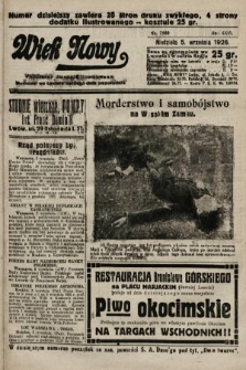 Wiek Nowy : popularny dziennik ilustrowany. 1926, nr 7560