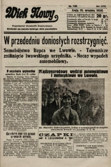 Wiek Nowy : popularny dziennik ilustrowany. 1926, nr 7568