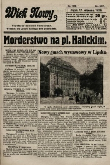 Wiek Nowy : popularny dziennik ilustrowany. 1926, nr 7570