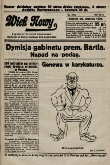 Wiek Nowy : popularny dziennik ilustrowany. 1926, nr 7578