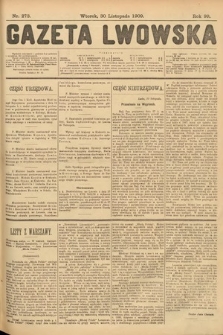 Gazeta Lwowska. 1909, nr 273