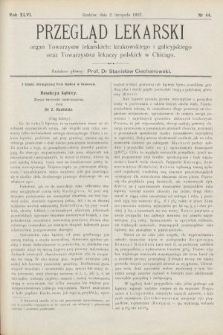 Przegląd Lekarski : Organ Towarzystw Lekarskich Krakowskiego i Galicyjskiego, oraz Towarzystwa Lekarzy Polskich w Chicago. 1907, nr 44