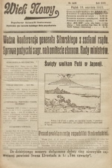 Wiek Nowy : popularny dziennik ilustrowany. 1923, nr 6680