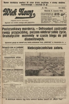 Wiek Nowy : popularny dziennik ilustrowany. 1928, nr 7963